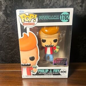 Funko Pop! #1782 Futurama Philip J. Fry Exclusive Vinyl Figure Limited Edition
